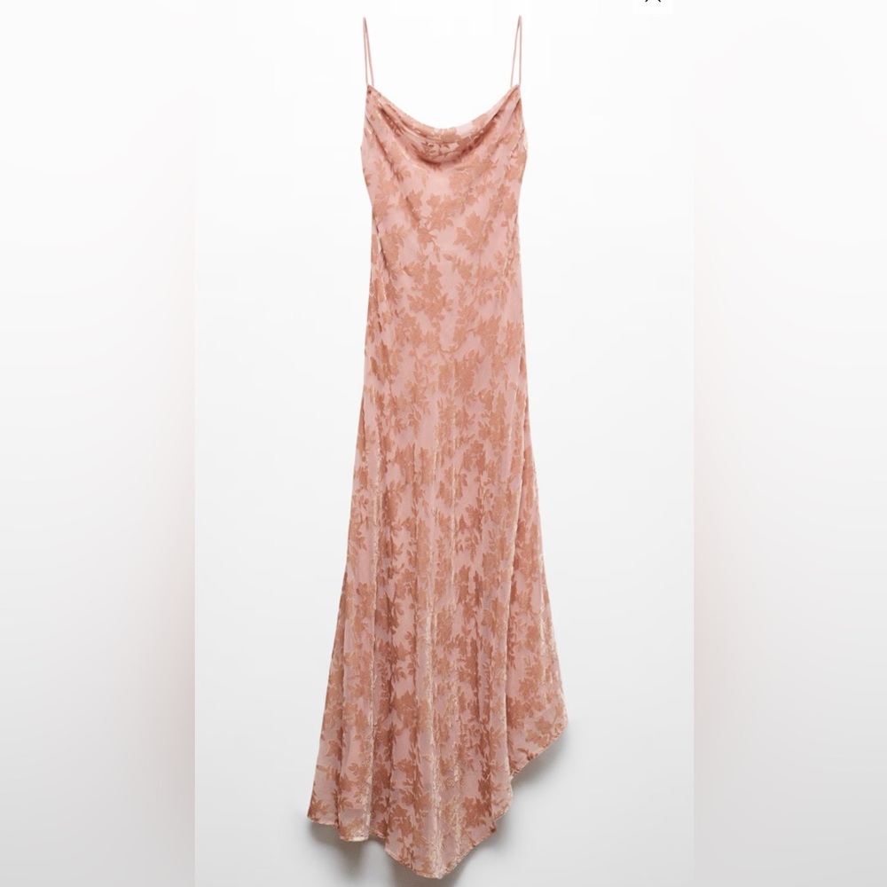 Mango Pink Floral Maxi Dress